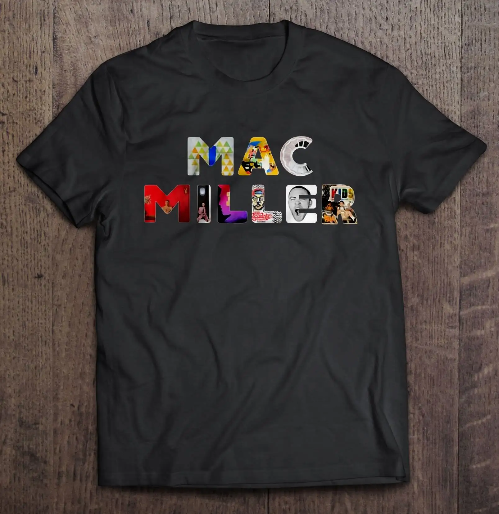 Уличная одежда Mac в стиле Харадзюку Мужская футболка из 100% хлопка футболки Miller