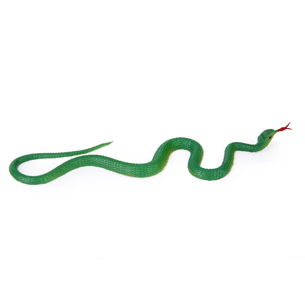 

Snake Fake Accs Garden Toys Rubber Toys Trick 22 X 1.2cm Green