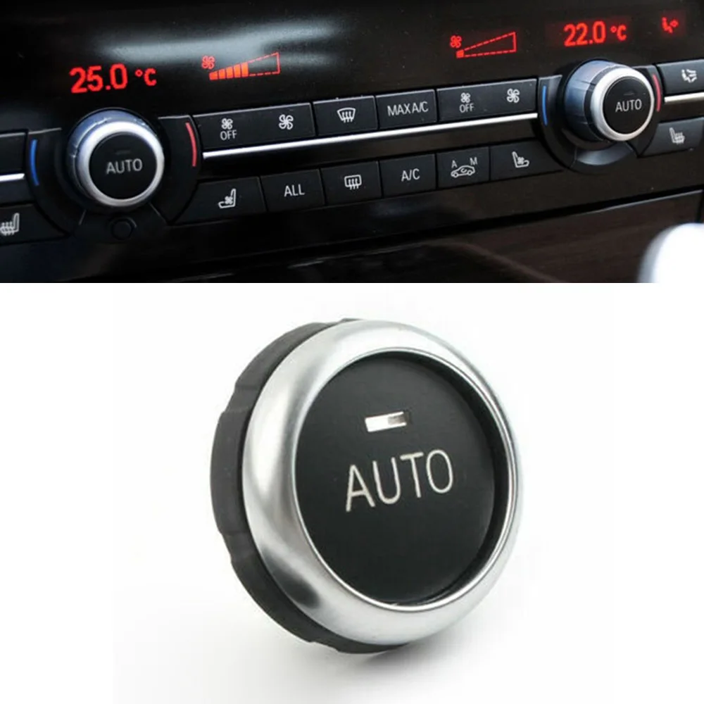 

Fit For BMW 5 6 7 X5 X6 F10 F01 F15 Button cover A/C Car Rotation Button Duable
