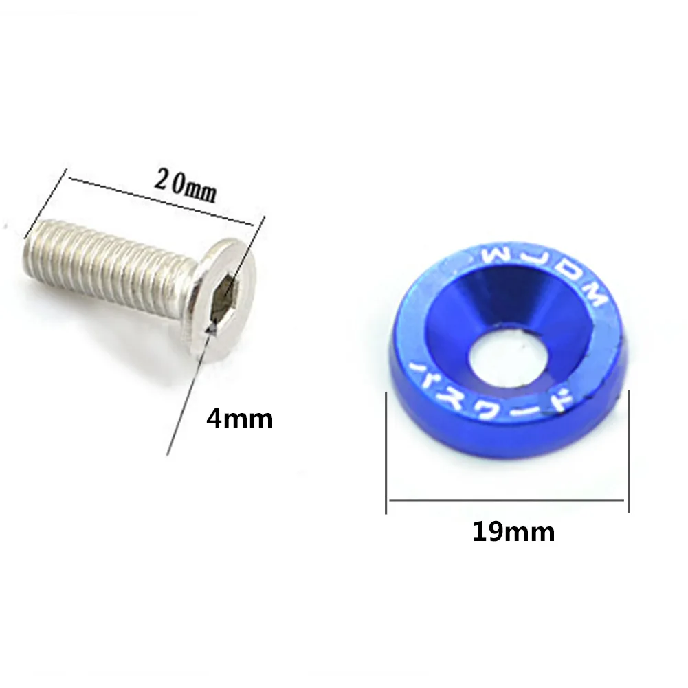 10 шт. автомобильные анодированные шайбы M6x20|Гайки и болты| |
