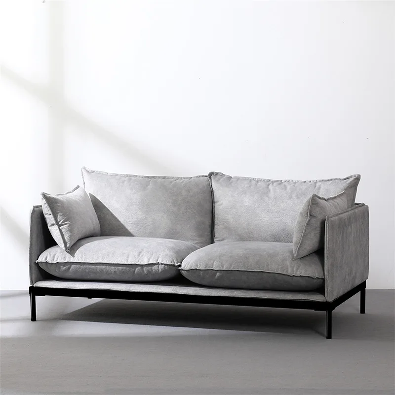 

Apartment fabric sofa bedroom double modern minimalist living room sofa