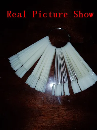 50 наконечников/набор складной веер Тип ногтей дисплей диаграмма палитра