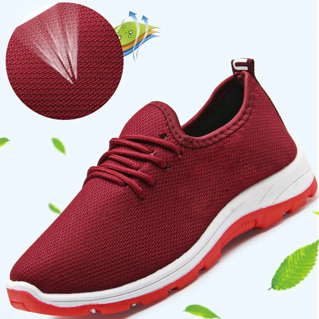 Классическая обувь модная спортивная для среднего возраста дышащая бега