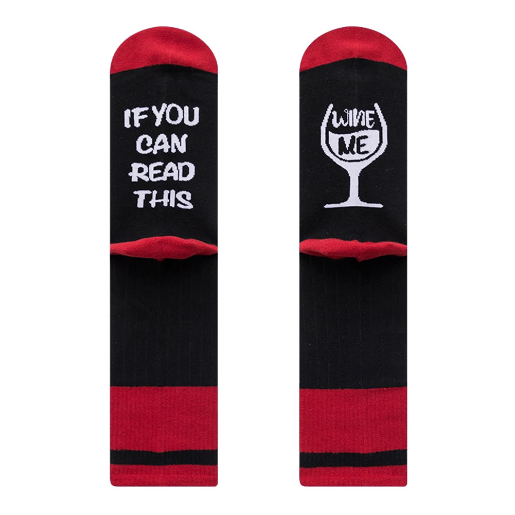 

Men Women Fashion Casual Tube Socks If You Can Read This Street Funny Gift Non Slip Soft Cotton Blend Elastic Autumn Winter