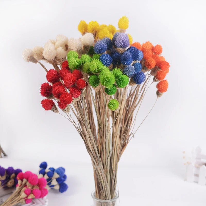 15 шт. натуральный сухой букет маленькая клубника фруктовая трава искусственное