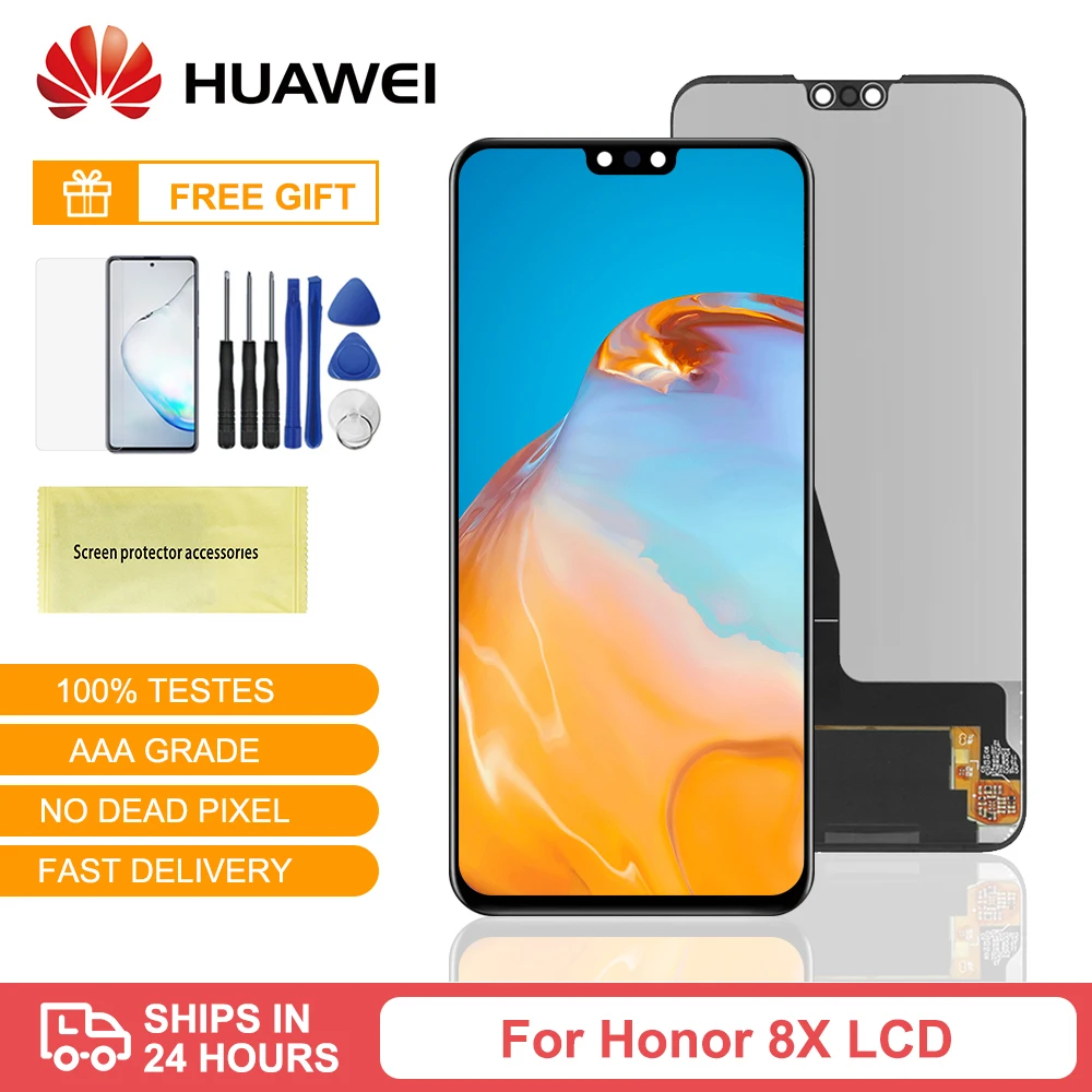 Оригинальный Для Huawei Honor 8X ЖК-дисплей с сенсорным экраном цифровой