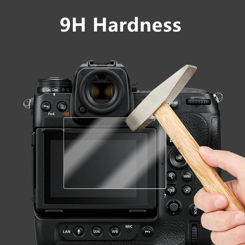 Закаленное стекло для камеры Z9 защитное самоклеящееся главного ЖК-дисплея Nikon Z 9 +