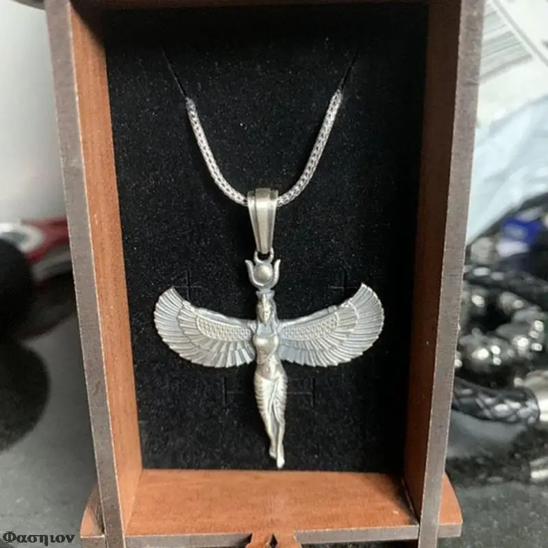 Women Egyptian Goddess Ancient Egypt God Winged Figuras Egipcias Collar Short Choker Necklace | Украшения и аксессуары