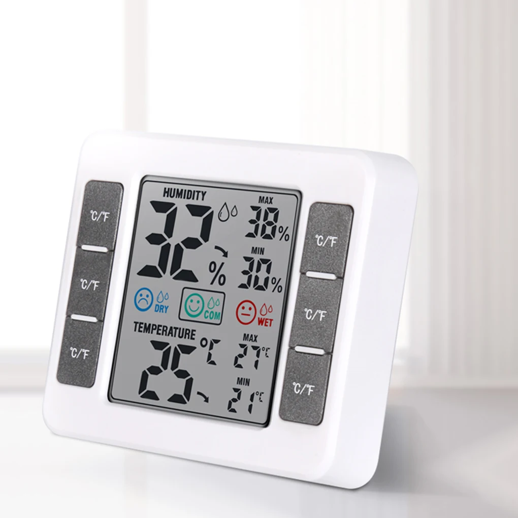 ЖК цифровой термометр гигрометр Макс/Мин Цифровой Измеритель температуры и