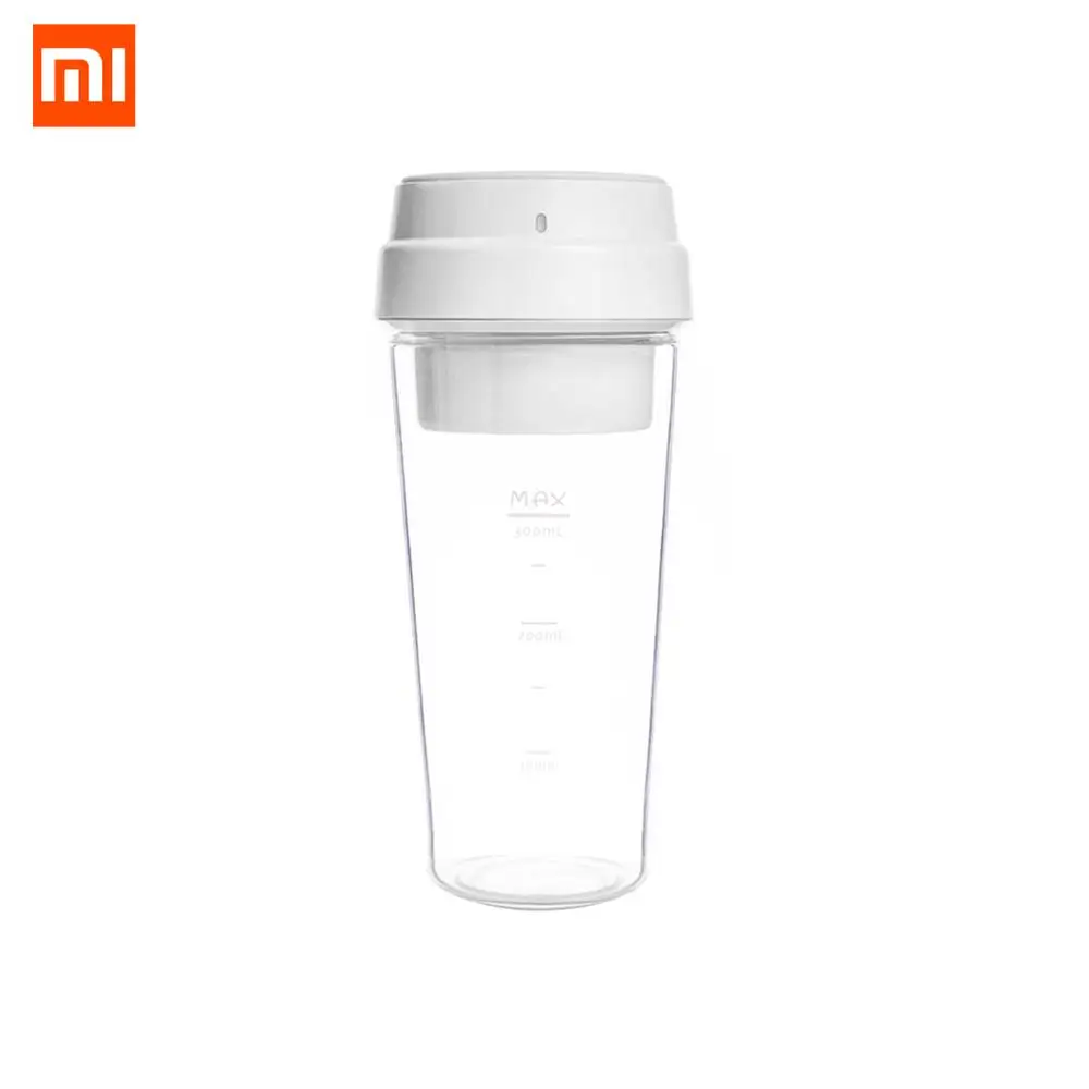 gray XIAOMI MIJIA 17PIN звезда фрукты чашка 400 мл переносной блендер соковыжималка миксер, Кухонный комбайн Магнитная Зарядка 30 секунд быстрого - Цвет: gray