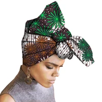 africa clothing dashiki costumes printed scarf towel rich bazin nigerian headtie african dresses for women headband 90x110cm