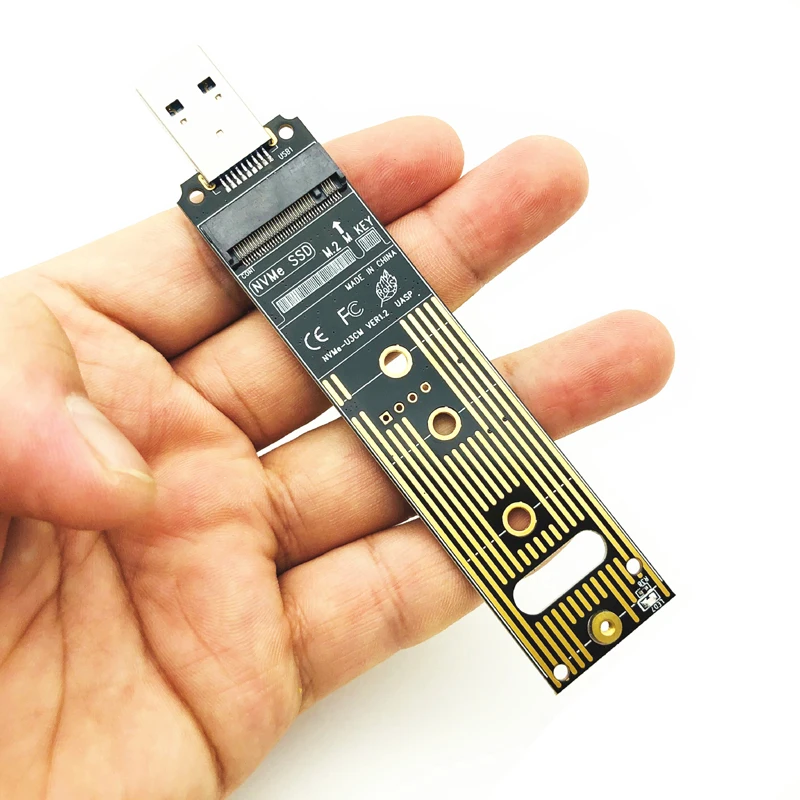 Переходник NVME USB M.2 NVMe на 3 1 SSD-адаптер 10 Гб USB3.1 Gen 2 для Samsung 970 960 Intel M2 2230 2242 2260 2280 SSD -