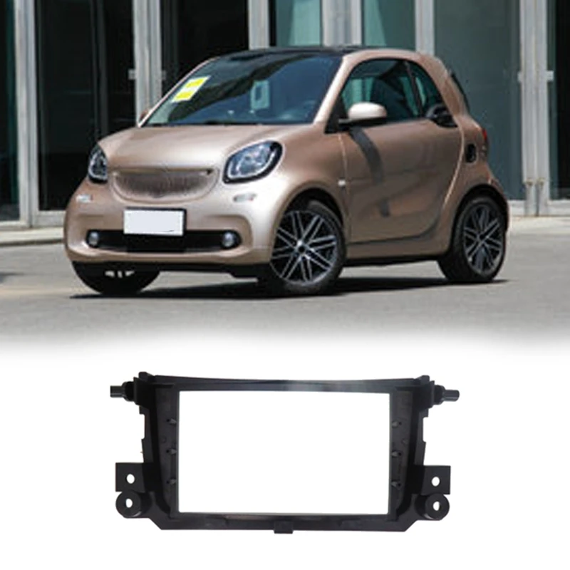 Автомобильная стереомагнитола 2Din панель Fascia рамка для Mercedes Benz Smart Fortwo 2011