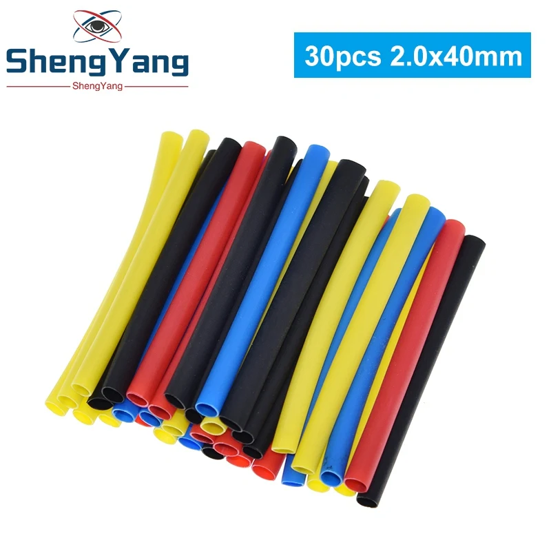 Комплект разнообразных термоусадочных трубок полиолефиновые трубки с