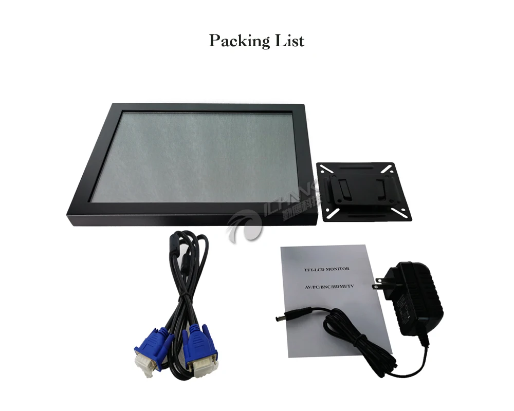 ZB120TN-DV2/12 дюймов 1024x768 HD металлический чехол DVI VGA дисплей монитор ЖК-экран с закаленным защитой от царапин защитное стекло