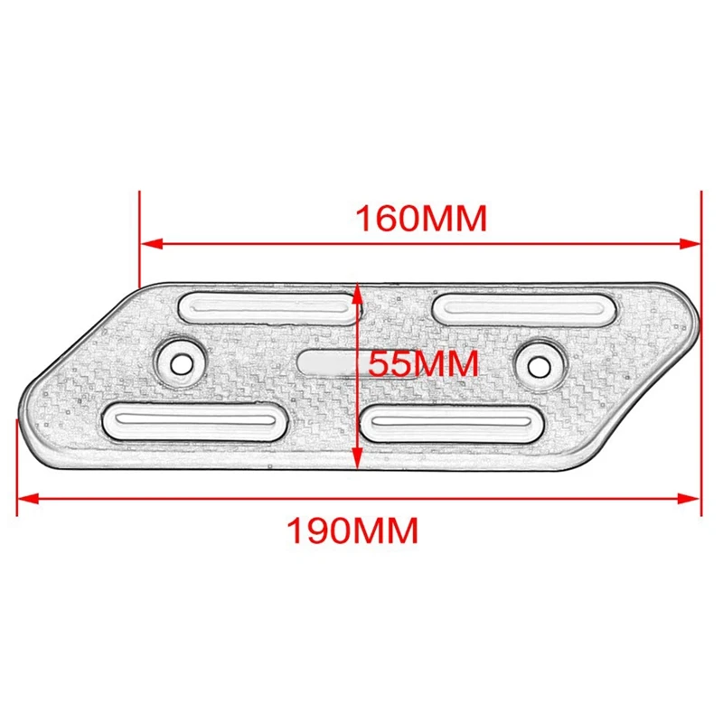 Motorcycle Exhaust Heat Shield Protector Cover Guard for KTM EXC SXF Honda CRF CB Yamaha YZF WR Kawasaki KXF KX Suzuki RM |