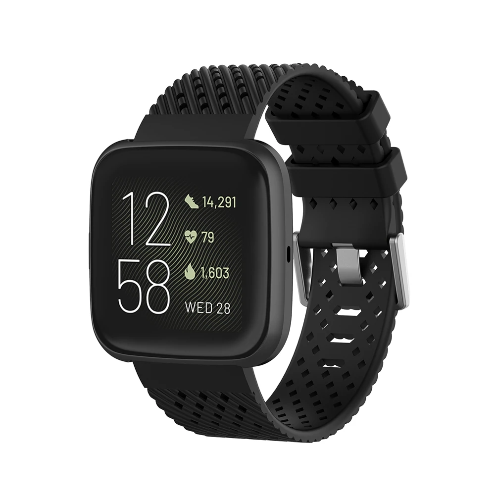 Разноцветный ремешок для часов Ремешок Для Fitbit Versa 2 мягкий силиконовый браслет