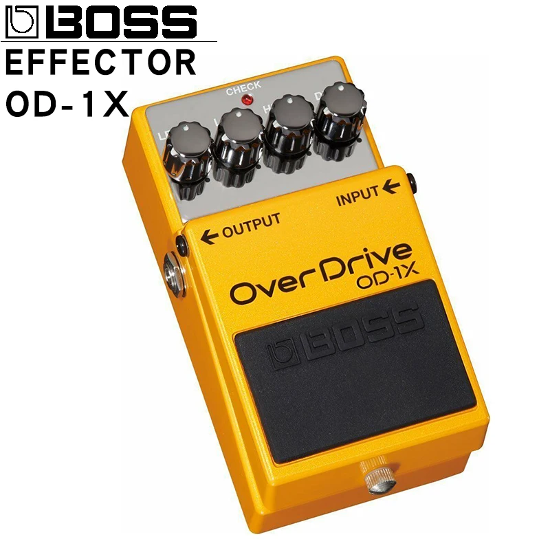 Boss Overdrive OD-1X гитарное комплексное устройство для создания эффектов, новая Педаль overdrive