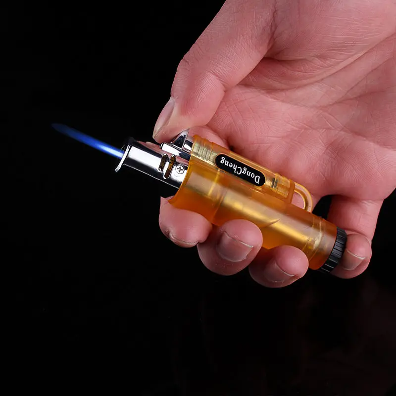 Ветрозащитная сигаретная зажигалка маленький распылитель Бутановая Зажигалка