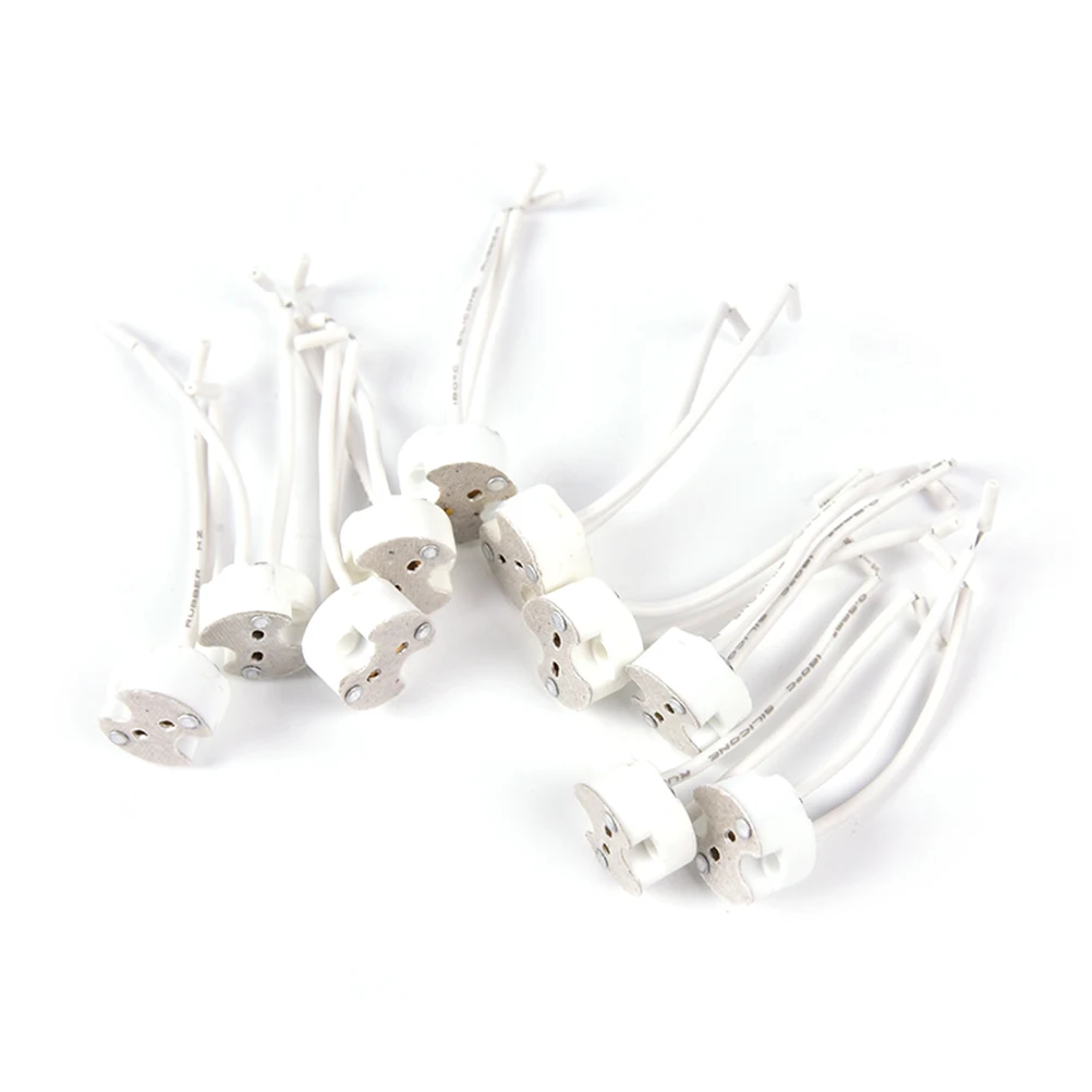 5/10 шт. 7 см цоколь провода разъем держатель лампы Светодиодная лента Разъем MR16 GU5.3