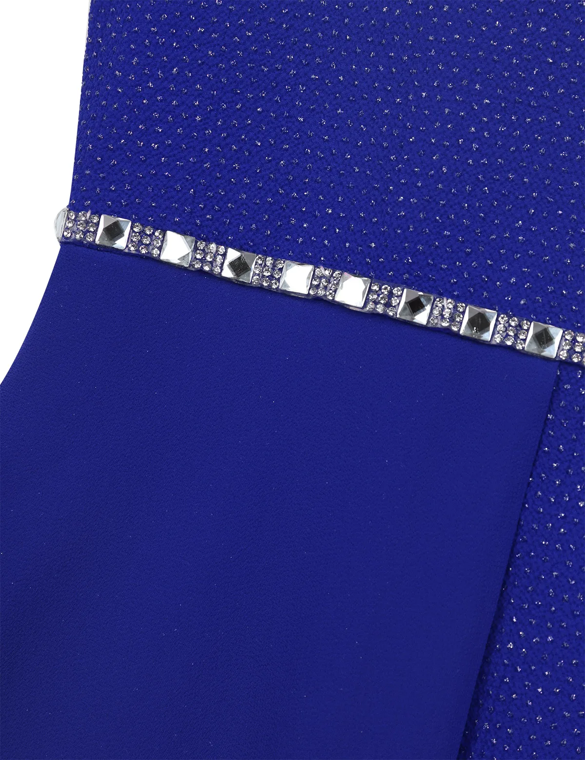 Платье для девочек блестящее с высокой талией и заниженным подолом | Детская