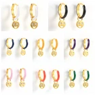 BOAKO рисунком в виде улыбающихся рожиц; 925 пробы Серебряные серьги для Для женщин серьги пирсинг уха Pendientes подарок для мамы 2021 тренд Винтаж