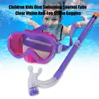 Детская маска для дайвинга, противотуманные очки, очки для дайвинга, плавания, легкое дыхание