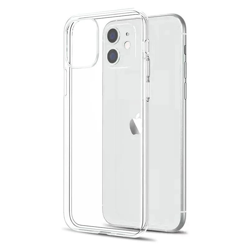 Ультратонкий Прозрачный чехол для iPhone 11 12 13 Pro Max XS XR X мягкий силиконовый из ТПУ 6s 7