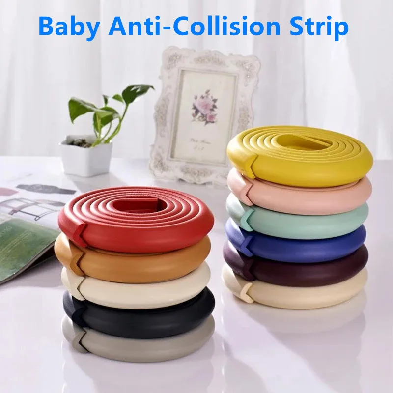 2M Soft Thicken Baby Safety Table Desk Edge Guard Strip Home Cushion Guards Glass Edge Safe Protection Children Bar Corner Strip