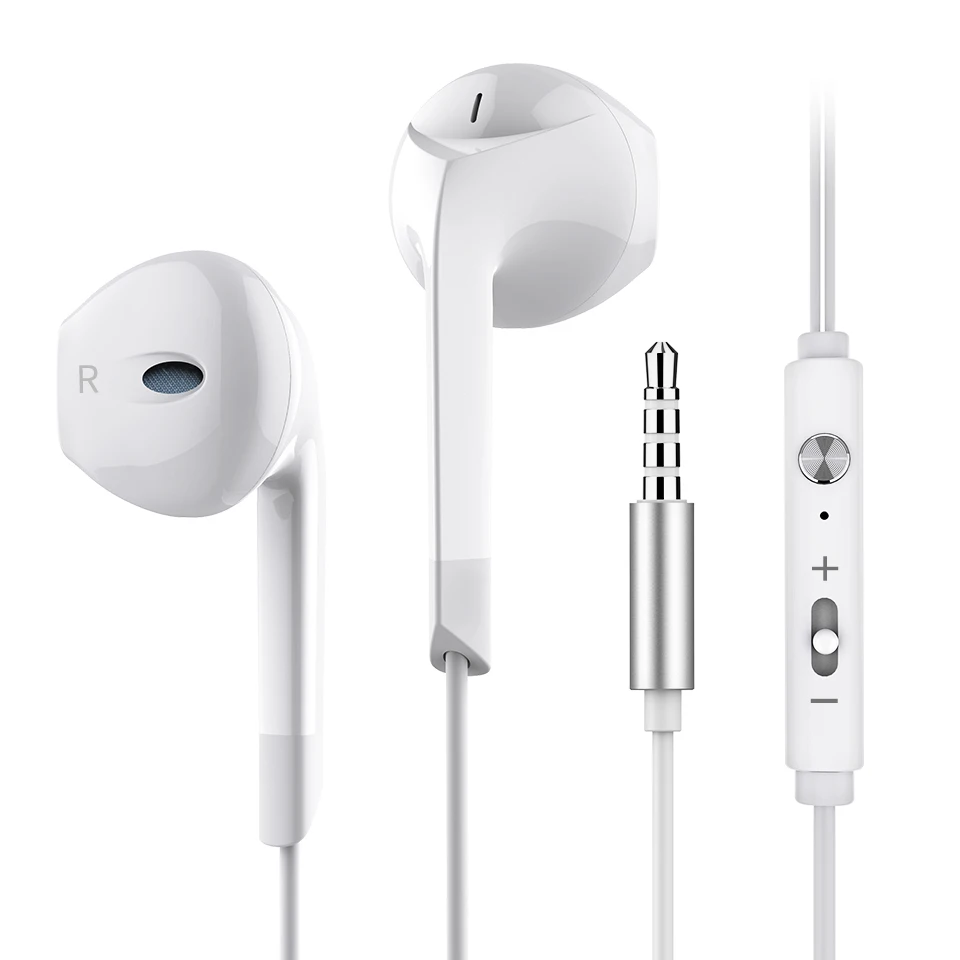 White Langsdom V6 наушники 3,5 мм наушники-вкладыши для Xiaomi iPhone fone de ouvido с микрофоном auriculares гарнитуры Audifonos Mp3 Dj - Цвет: White