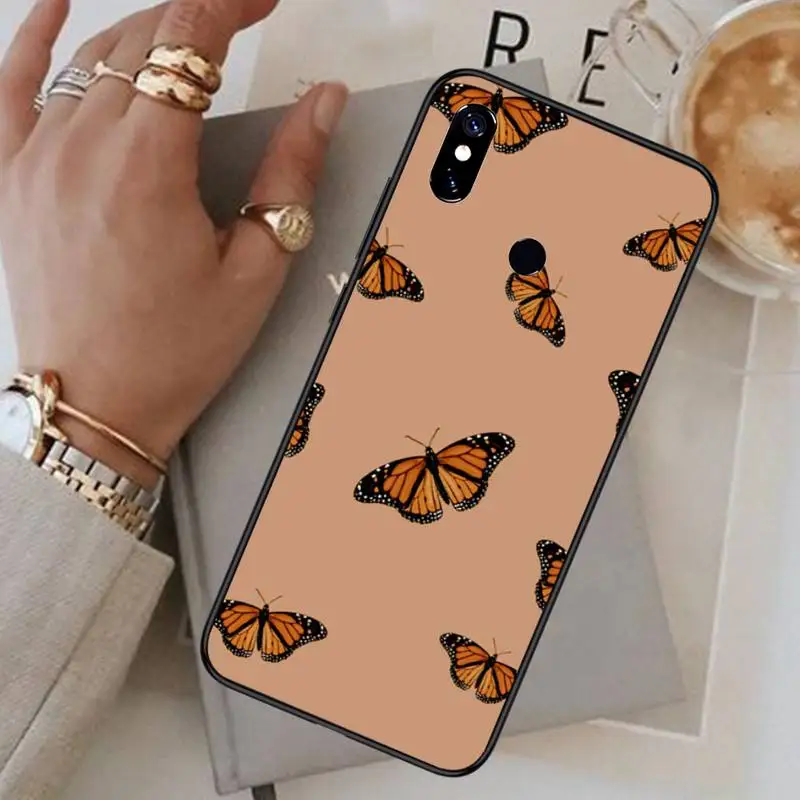 

Beautiful Butterfly Phone Case For Xiaomi Redmi 7 8 9t a3Pro 9se k20 mi8 max3 lite 9 note 9s 10 pro