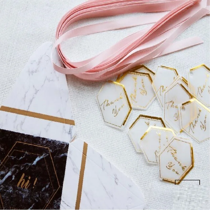 

New Triangular Pyramid Marble Candy Box Wedding Favors and Gifts Boxes Chocolate Box Bomboniera Giveaways Boxes Party Supplies