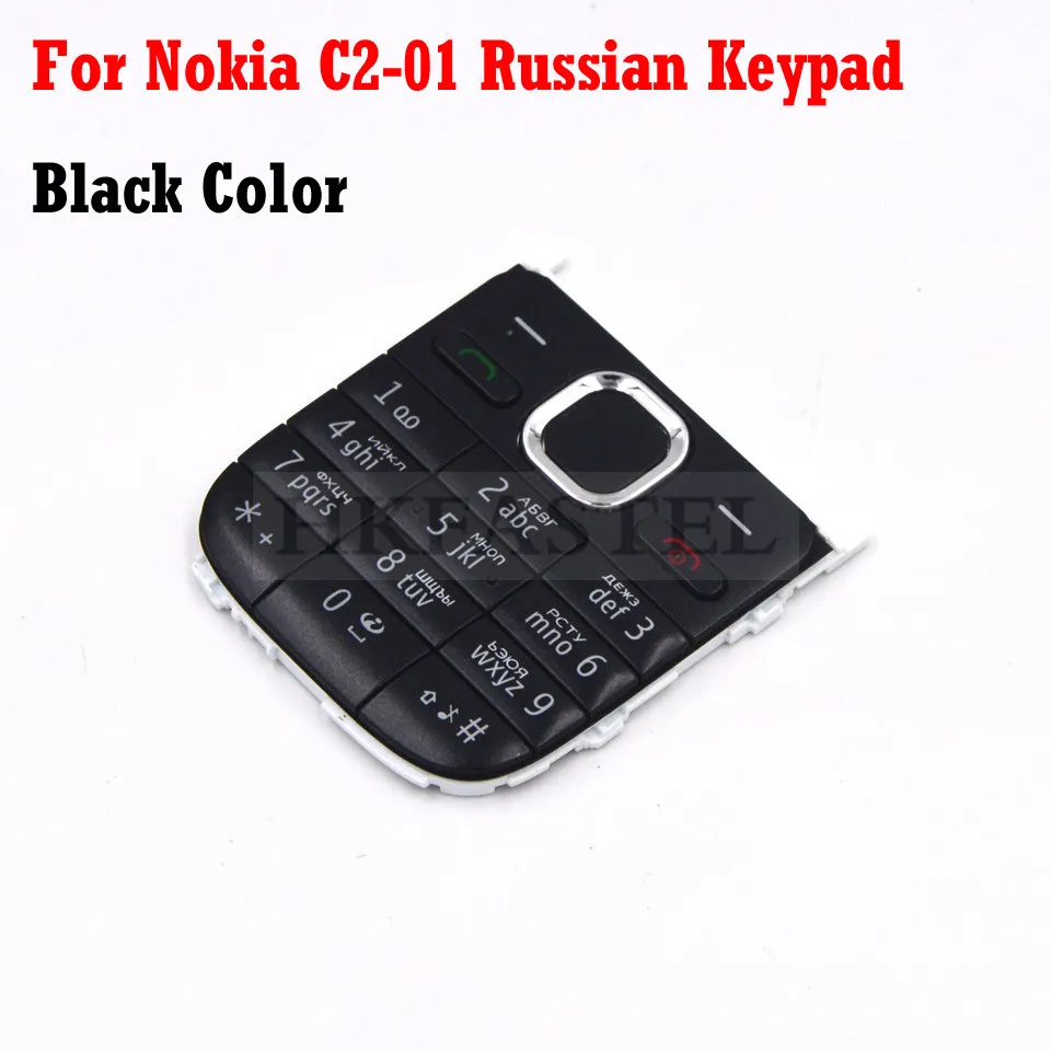 Для Nokia c2 01 новая Оригинальная Φ английская русская Арабская Иврит Клавиатура для