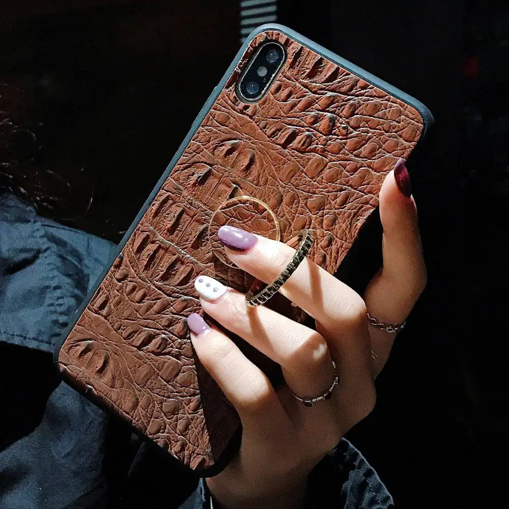 Чехол KISSCASE для iPhone 6 6s Роскошный чехол из крокодиловой кожи гибридная задняя