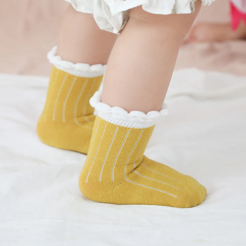 Носки для малышей хлопковые носки с фруктами новорожденных мальчиков и девочек