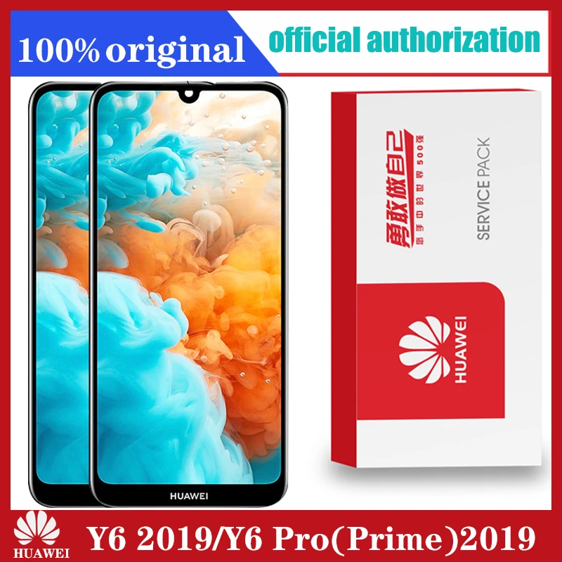 Оригинальный ЖК-дисплей для Huawei Y6 2019/ Pro Prime 2019 сенсорный экран с дигитайзером и
