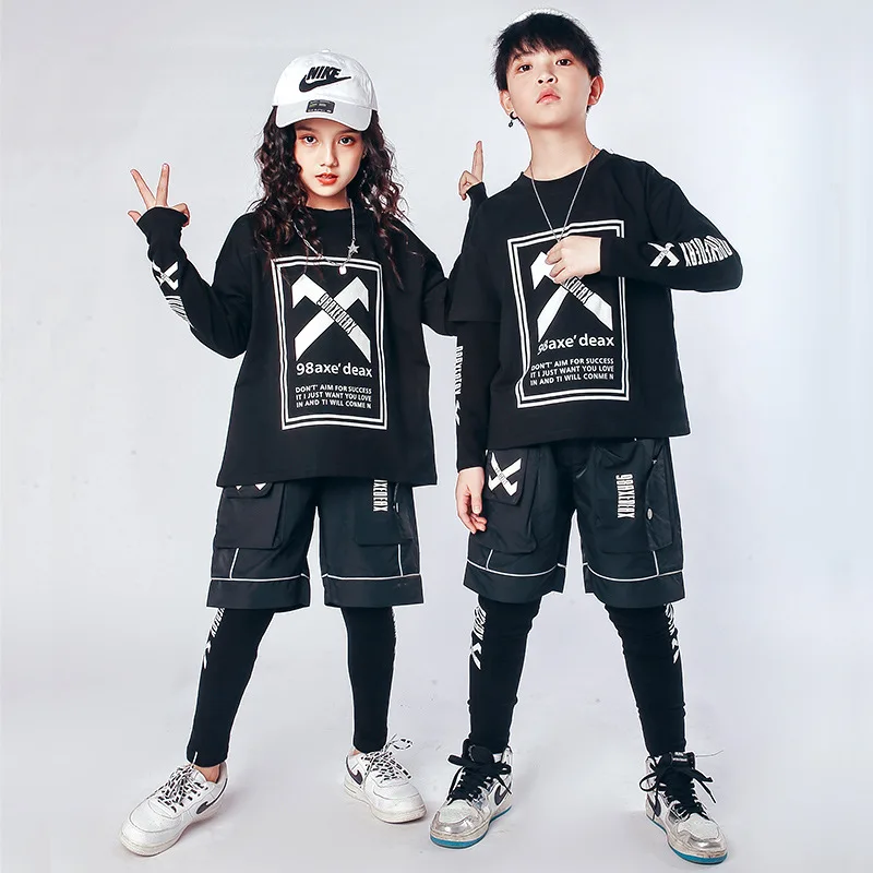 

Детские комплекты, футболка, шорты, леггинсы, спортивные костюмы для мальчиков и девочек, спортивные костюмы в стиле хип-хоп, детские костюм...