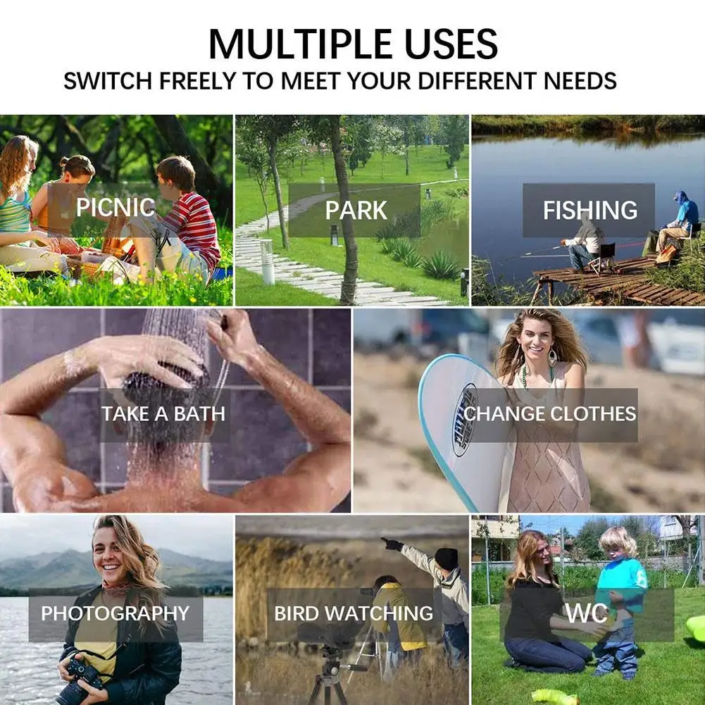 Палатка уличная портативная с выдвижной крышкой легко устанавливается