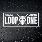 Автомобильная наклейка Loop One Kanjo-компания JDM, Осака тюнер Drift Kanjozoku Honda Civic ek eg eh 15*15 см