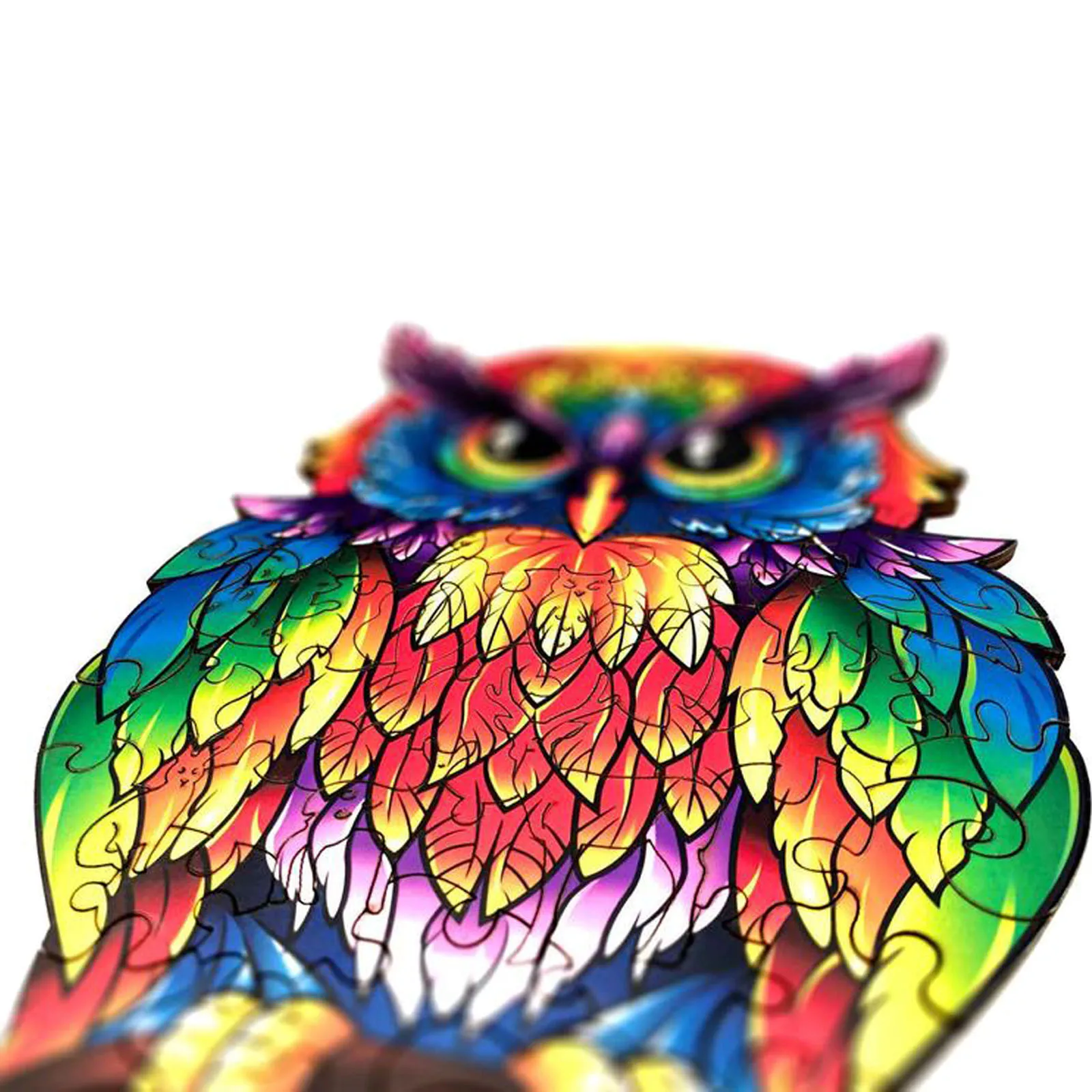

Owl Unique Wooden Animal Jigsaw Puzzles Mysterious 3d Puzzle Gift For Adults Kids Educational Puzzle Fabulous Interactive Gift