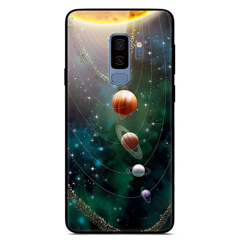 24 Чехол из закаленного стекла для samsung S9, Жесткий Чехол для задней панели, чехол для samsung Galaxy S9 Plus, чехол, TPU бампер S10e S10 Plus Caso - Цвет: 24