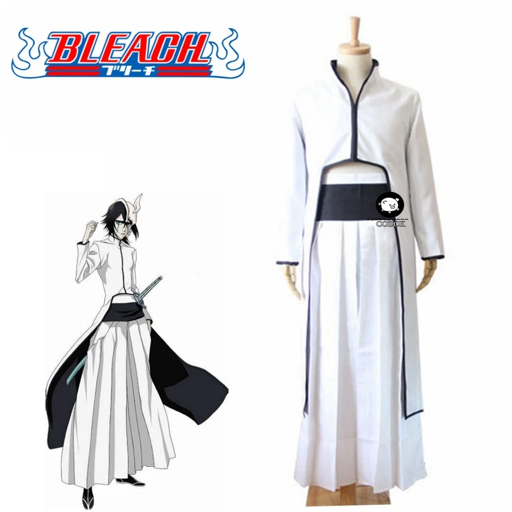 

Anime Bleach Cosplay Bleach White Ulquiorra Cifer Grimmjow Jaggerjack Cosplay Costume Unisex Full Set clothes