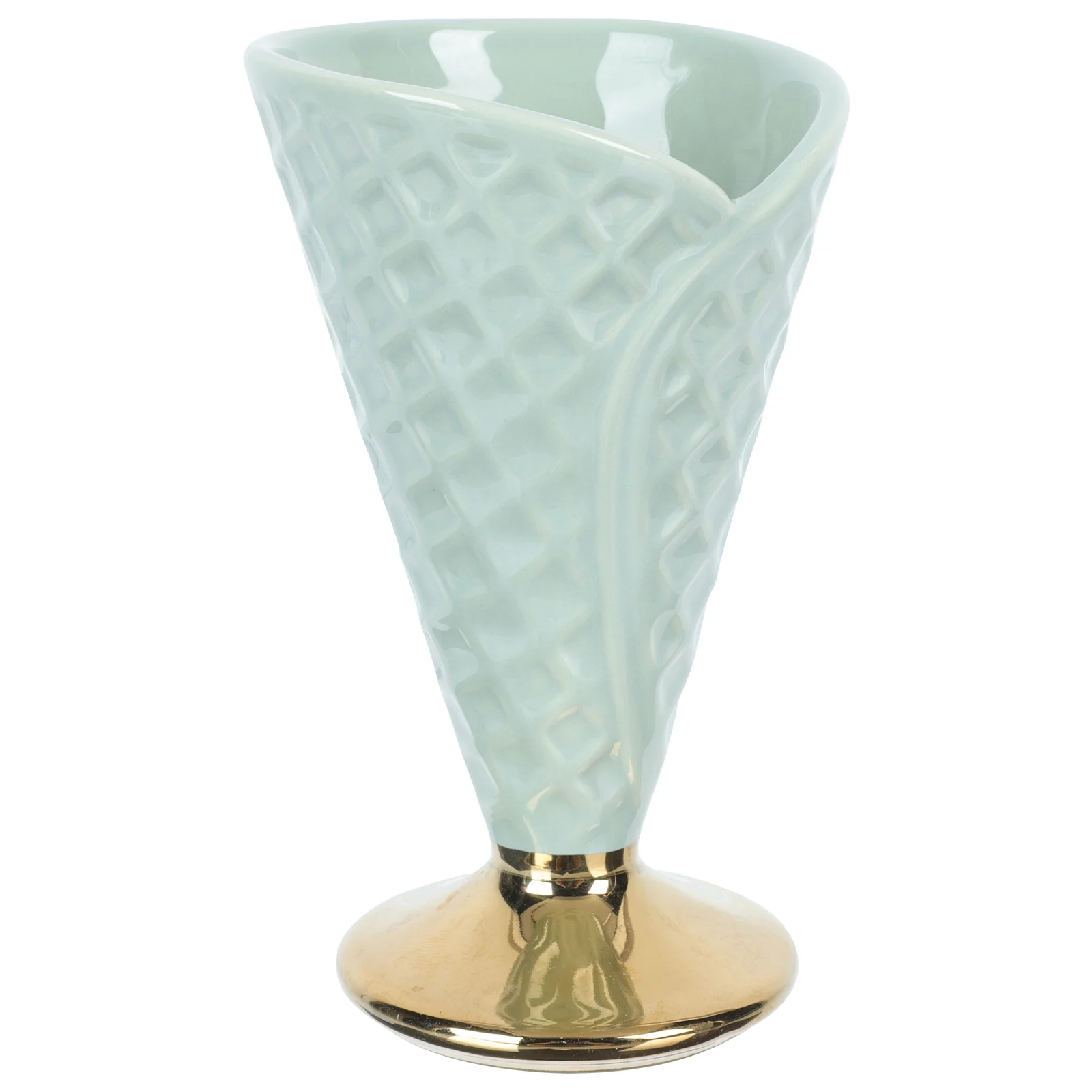 

1Pc Dessert Beverage Cup Ceramic Dessert Cup Footed Ice Cream Ceramic Cup
