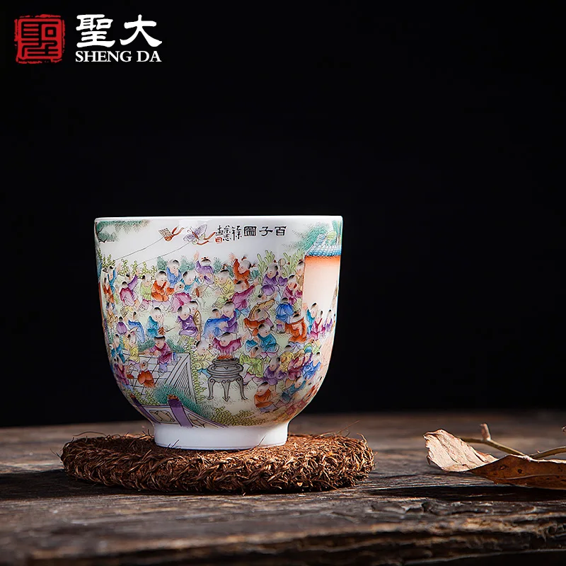 

all hand pastel masters cup hand-painted figure kung fu tea cup to collect the ancient philosophers sample tea cup