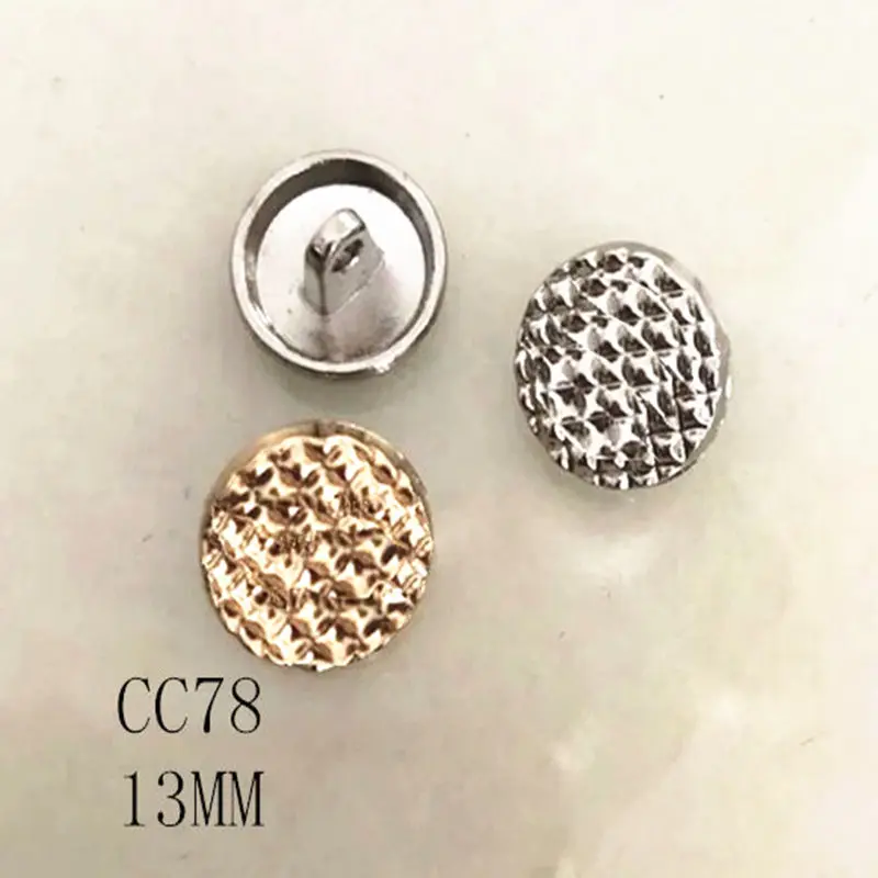 

1 lot=10 pieces sewing accessories high-grade small size metal buttons suit coat gold shirt button 13mm cc78