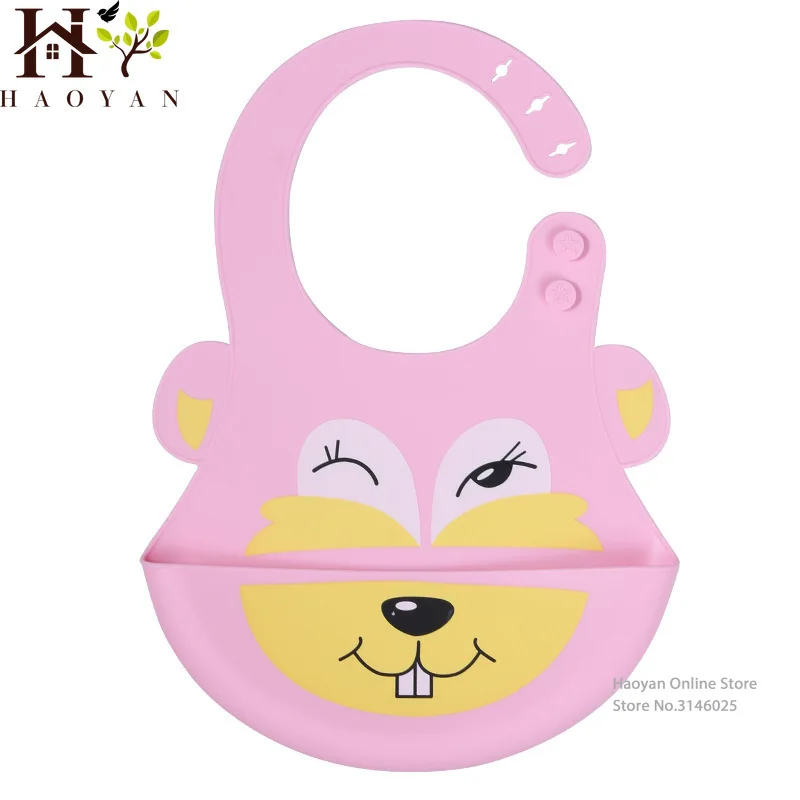 Кармашек для риса детский нагрудник силиконовый кармашек водонепроницаемый