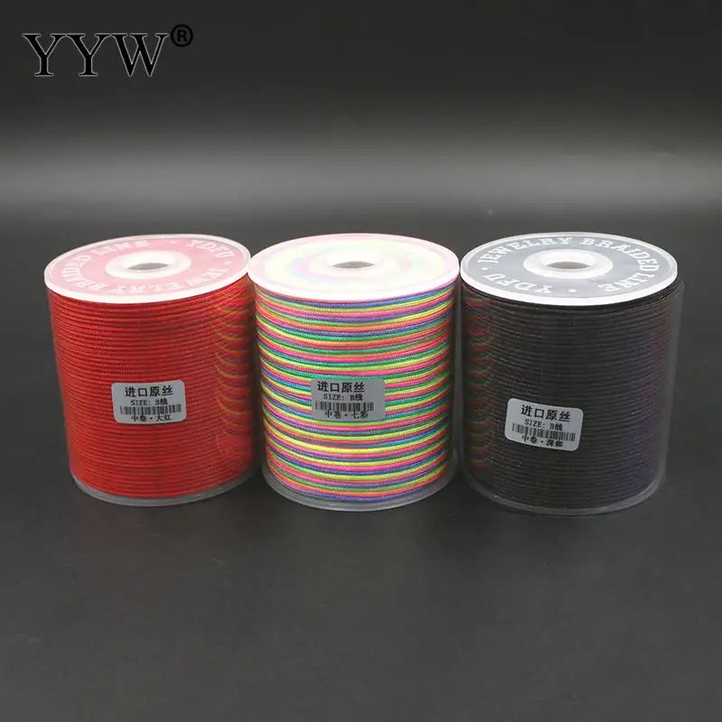 

Wholesale High Quality 281m/Spool Nylon Cord Cotton Cord Polyamide Thread String DIY Beading Braided Bracelet Jewelry Making