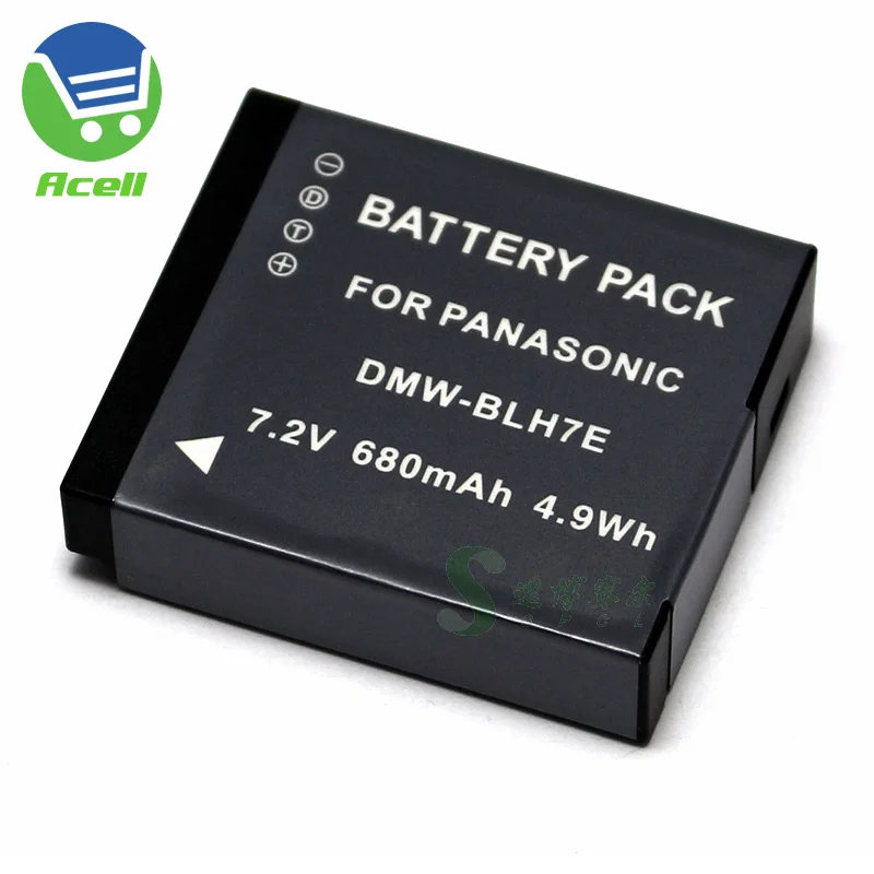 

DMW-BLH7E DMW-BLH7PP Battery for Panasonic DMC-GM1 GM5 GF7 GF8 LX10 LX9 LX15 DC-GF9 GF10 GF90 GX800 GX850 Camera