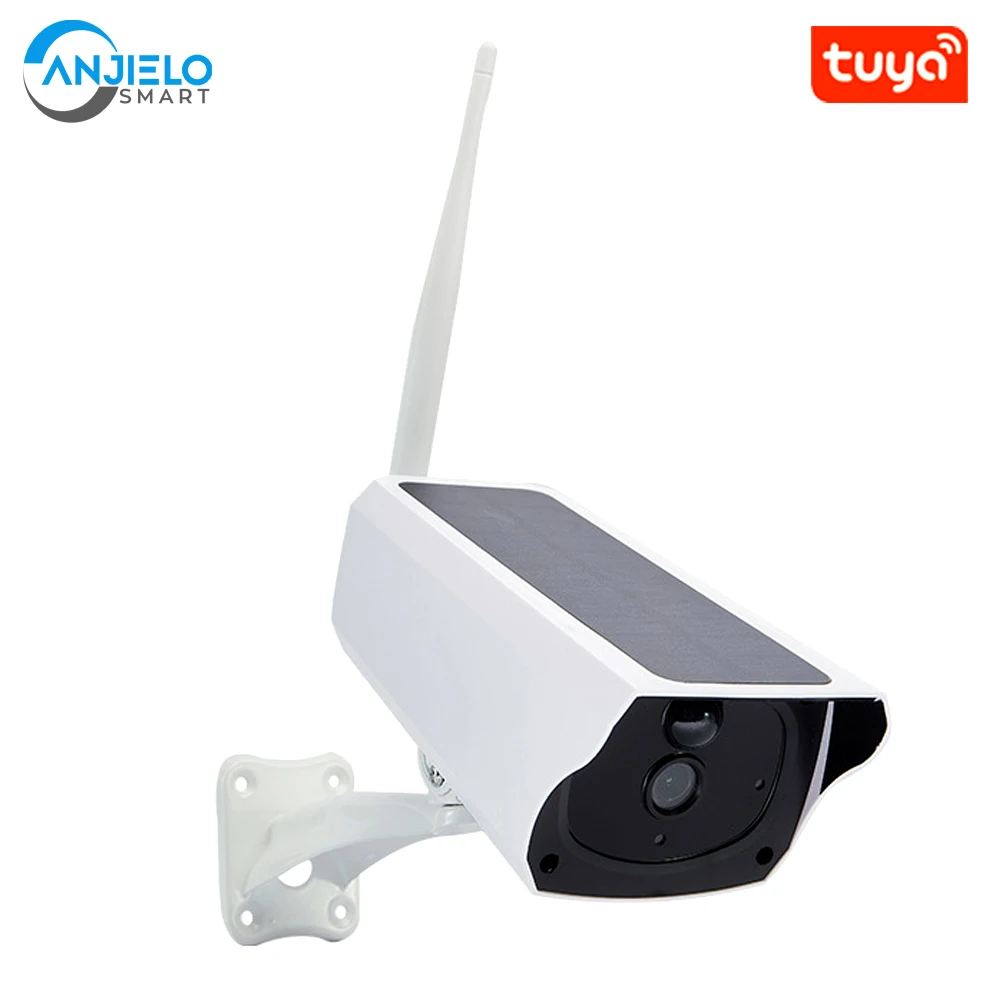 

Tuya Wifi Security Solar Camera, 18600mAh Solar Battery Powered, 1080P 35fts Night Vision, Motion Activated, IP67 Waterproof