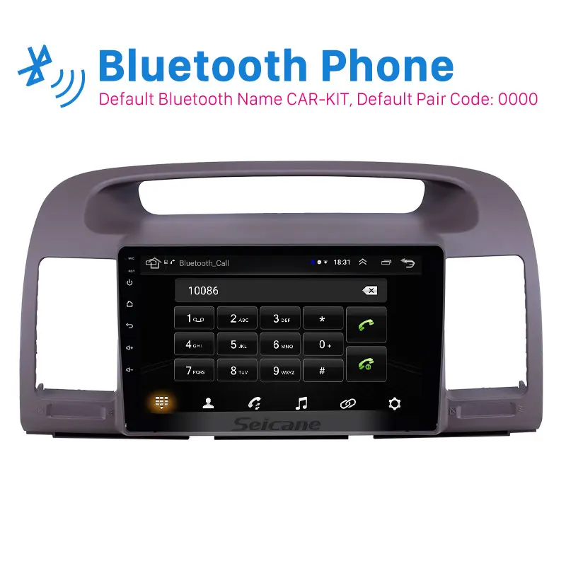 Автомобильное радио Seicane 9 дюймов Android 8 1 с GPS для Toyota Camry 2000-2003 гг. Bluetooth AUX 2din HD